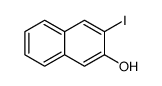 2-Hydrocy-3-iodonaphthalene Structure