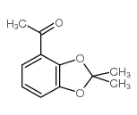 1-(2,2-二甲基苯并[1,3]二氧代-4-基)-乙酮结构式