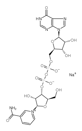烟酰胺次黄嘌呤二核苷酸钠盐结构式