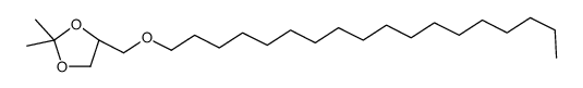 (4S)-2,2-dimethyl-4-(octadecoxymethyl)-1,3-dioxolane Structure