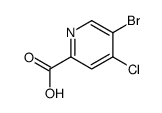5-BROMO-4-CHLOROPICOLINIC ACID Structure