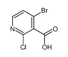 4-溴-2-氯烟酸结构式