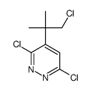 3,6-dichloro-4-(1-chloro-2-methylpropan-2-yl)pyridazine Structure