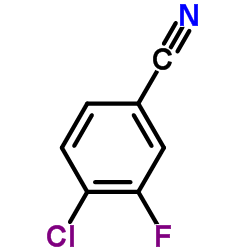 4-Chloro-3-fluorobenzonitrile Structure