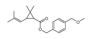 [4-(methoxymethyl)phenyl]methyl 2,2-dimethyl-3-(2-methylprop-1-enyl)cyclopropane-1-carboxylate Structure
