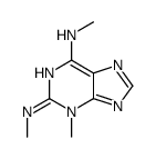 2-N,6-N,3-trimethylpurine-2,6-diamine结构式