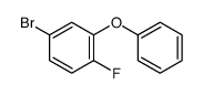 4-bromo-1-fluoro-2-phenoxybenzene Structure