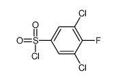 3,5-dichloro-4-fluorobenzenesulfonyl chloride Structure