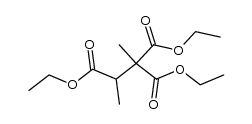 butane-2,2,3-tricarboxylic acid triethyl ester Structure