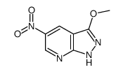 3-methoxy-5-nitro-1H-pyrazolo[3,4-b]pyridine Structure