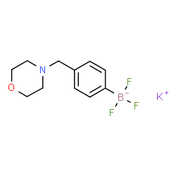Potassium 4-((morpholino)methyl)-phenyltrifluoroborate Structure