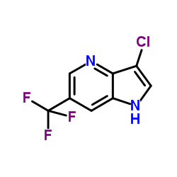 3-Chloro-6-trifluoromethyl-4-azaindole Structure