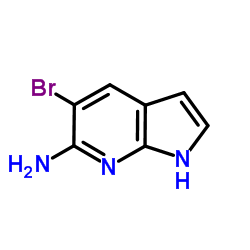 5-Bromo-1H-pyrrolo[2,3-b]pyridin-6-amine Structure