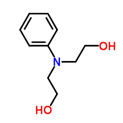N-苯基二乙醇胺结构式