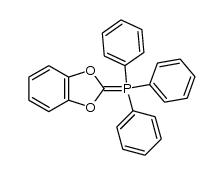 2-(triphenylphosphinylidene)-4,5-benzo-1,3-dioxolane结构式