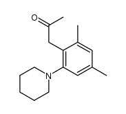 4,6-dimethyl-2-(N-piperidino)benzyl methyl ketone Structure