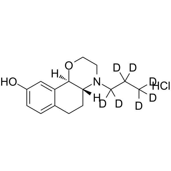 Naxagolide-d7 hydrochloride结构式