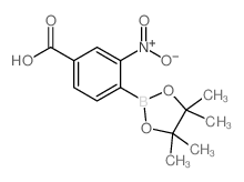 4-羧基-2-硝基苯硼酸频那醇酯结构式