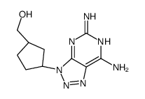 [(1R,3S)-3-(5,7-diaminotriazolo[4,5-d]pyrimidin-3-yl)cyclopentyl]methanol Structure