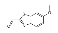 6-甲氧基-2-苯并噻唑羧醛结构式