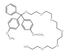 o1-(dimethoxytrityl)hexaethylene glycol Structure