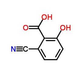 2-Cyano-6-hydroxybenzoic acid Structure