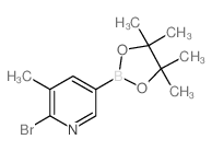 2-bromo-3-methylpyridine-5-boronic acid pinacol ester Structure