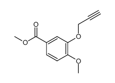 methyl 4-methoxy-3-(prop-2-ynyloxy)benzoate结构式