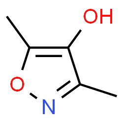 3,5-二甲基异恶唑-4-醇结构式