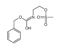 2-(phenylmethoxycarbonylamino)ethyl methanesulfonate结构式