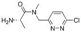 (S)-2-AMino-N-(6-chloro-pyridazin-3-ylMethyl)-N-Methyl-propionaMide Structure