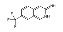 7-(三氟甲基)异喹啉-3-胺结构式