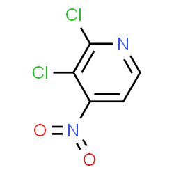 2,3-二氯-4-硝基吡啶结构式