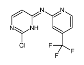 2-chloro-N-(4-(trifluoromethyl)pyridin-2-yl)pyrimidin-4-amine Structure