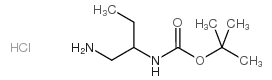 2-N-Boc-butane-1,2-diamine-HCl Structure