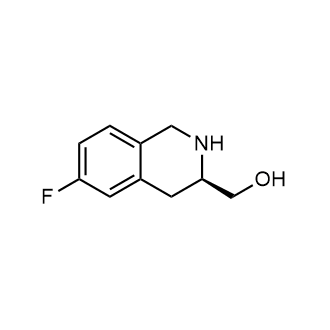 [(3r)-6-氟-1,2,3,4-四氢异喹啉-3-基]甲醇结构式