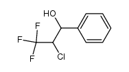 2-chloro-1,1,1-trifluoro-3-phenylpropan-3-ol结构式