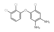 4-chloro-5-(2,3-dichlorophenoxy)-1,2-phenylenediamine structure