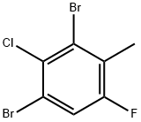 Benzene, 1,3-dibromo-2-chloro-5-fluoro-4-methyl- Structure