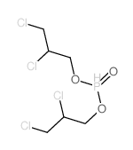 Phosphonic acid,bis(2,3-dichloropropyl) ester (8CI,9CI) Structure