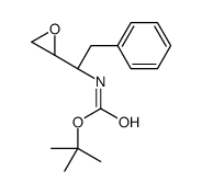 (2R,3R)-3-[(t-Butoxycarbonyl)amino]-4-phenyl-1,2-epoxybutane Structure