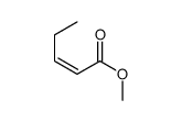 反-2-戊烯酸甲酯结构式