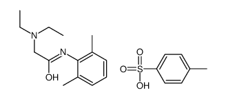 2-(diethylamino)-N-(2,6-dimethylphenyl)acetamide,4-methylbenzenesulfonic acid Structure
