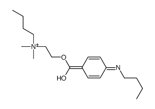 butyl-[2-[4-(butylamino)benzoyl]oxyethyl]-dimethylazanium Structure