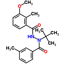 3-Methyl-benzoic acid N-tert-butyl-N'-(3-Methoxy-2-Methyl-benzoyl)-hydrazide结构式