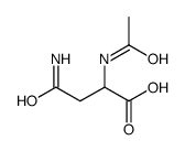 N2-acetyl-DL-asparagine Structure