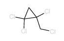 Cyclopropane,1,1,2-trichloro-2-(chloromethyl)- Structure