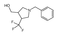 (1-苄基-4-三氟甲基-3-吡咯烷)-甲醇结构式