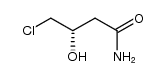 (S)-4-chloro-3-hydroxybutanamide结构式