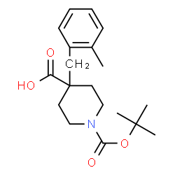 1-BOC-4-[(2-METHYLPHENYL)METHYL]-4-PIPERIDINECARBOXYLIC ACID picture
